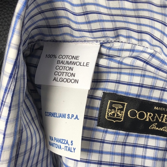NWT $460 Corneliani 15.75 Shirt Large - Picture 3 of 5